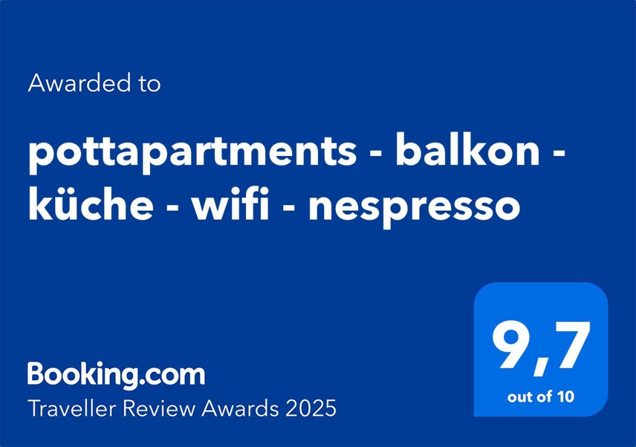 Pottapartments - Mit Balkon Und Kueche - Familienfreundlich 헤르네 외부 사진